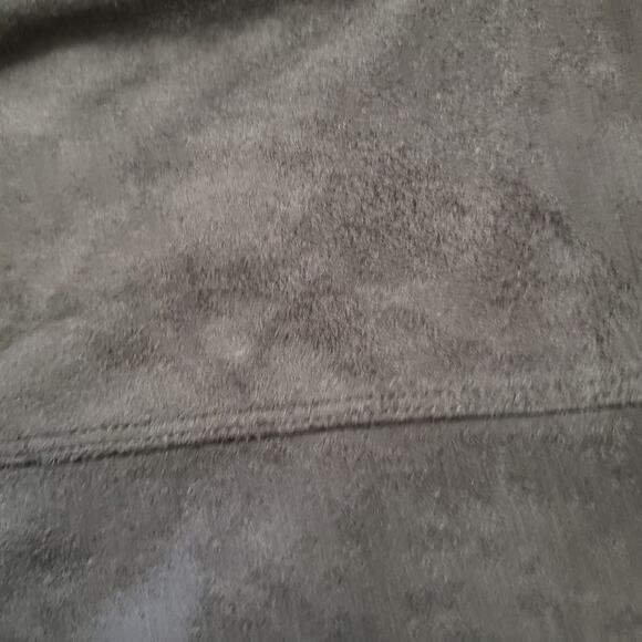 Lysse Black Crushed Velvet Pull On High Rise Stretchy Ankle Pants Size Medium - Picture 9 of 12